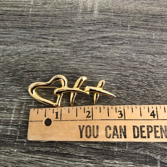 Vtg Love and Kisses Brooch - Picture 8 of 10